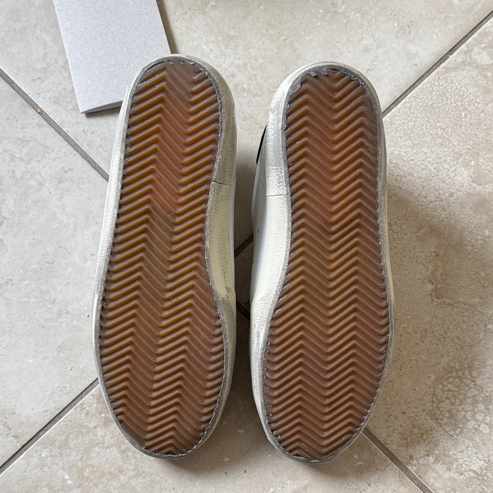 Brand new with box, sz 38 Golden Goose Women’s Sneakers in White, Gray, Blue - Picture 3 of 8